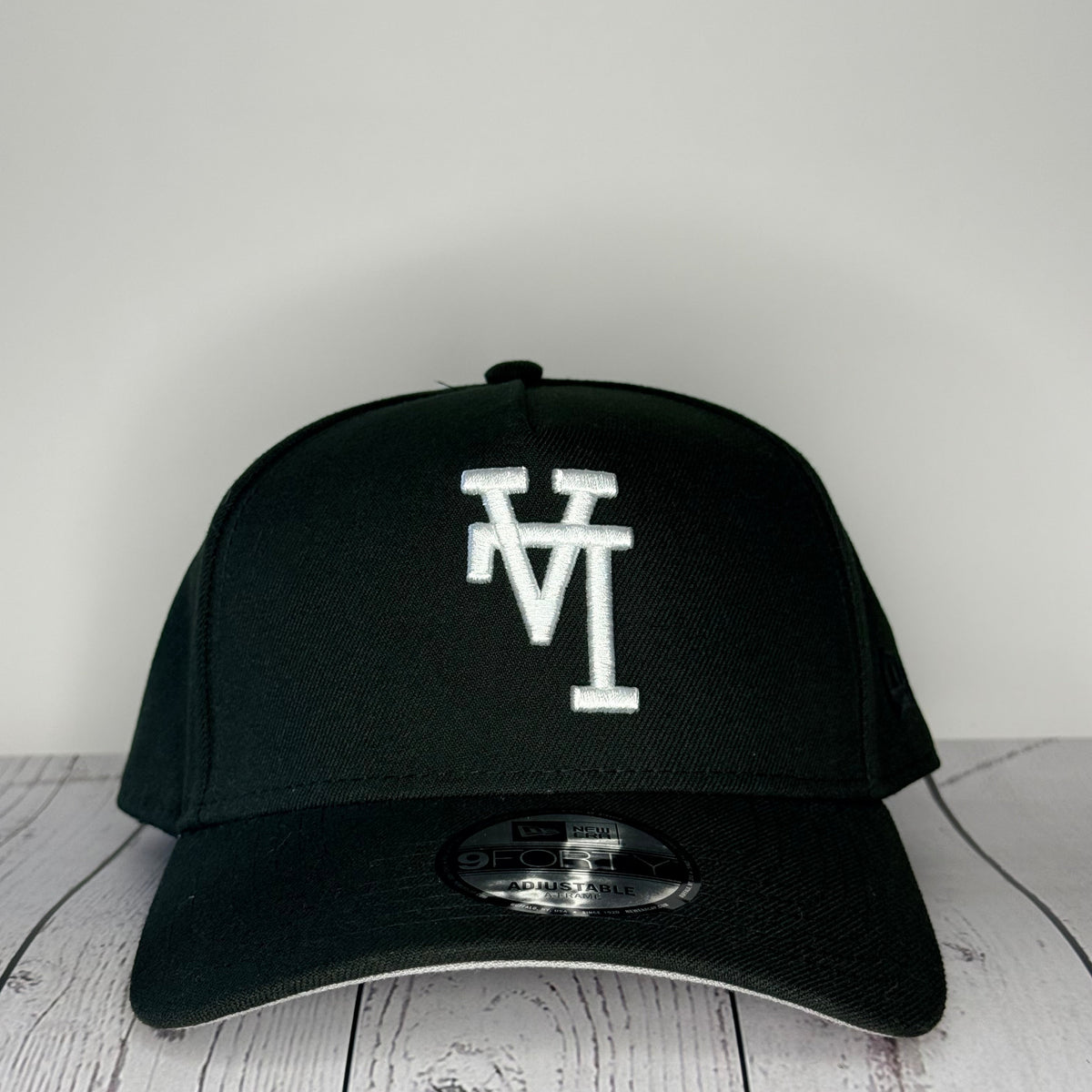 New Era 9FORTY A-Frame Los Angeles Dodgers Upside Down Adjustable Hat – Black