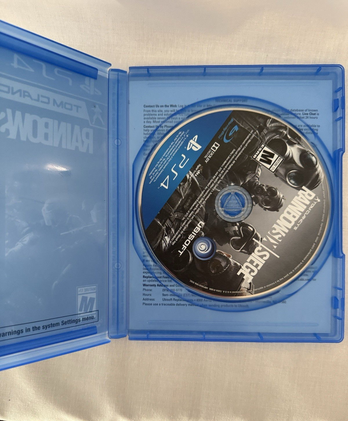 Tom Clancy's Rainbow Six Siege (PlayStation 4, 2015)