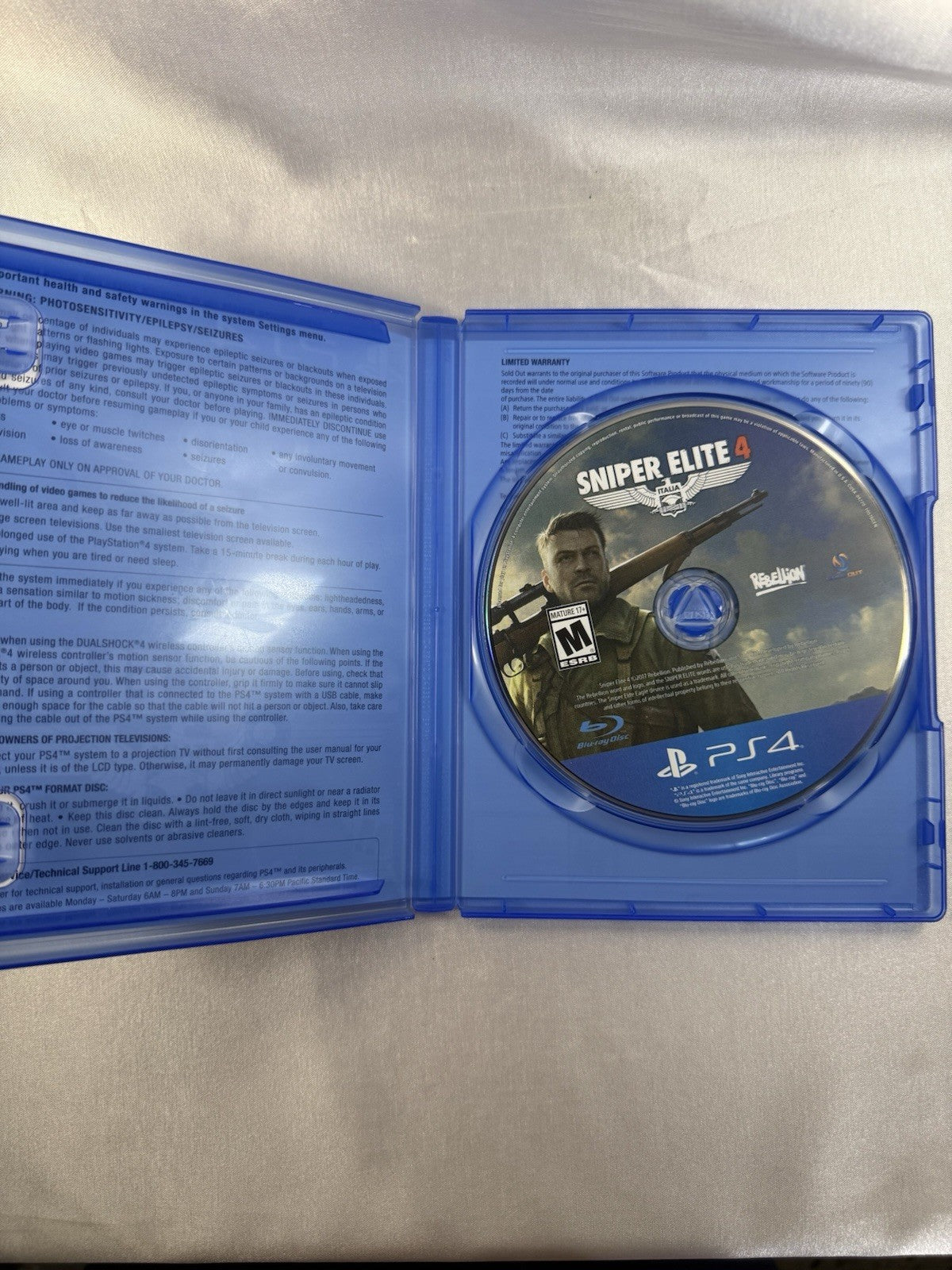 Sniper Elite 4 – PlayStation 4 (PS4) – CIB / Excellent Condition