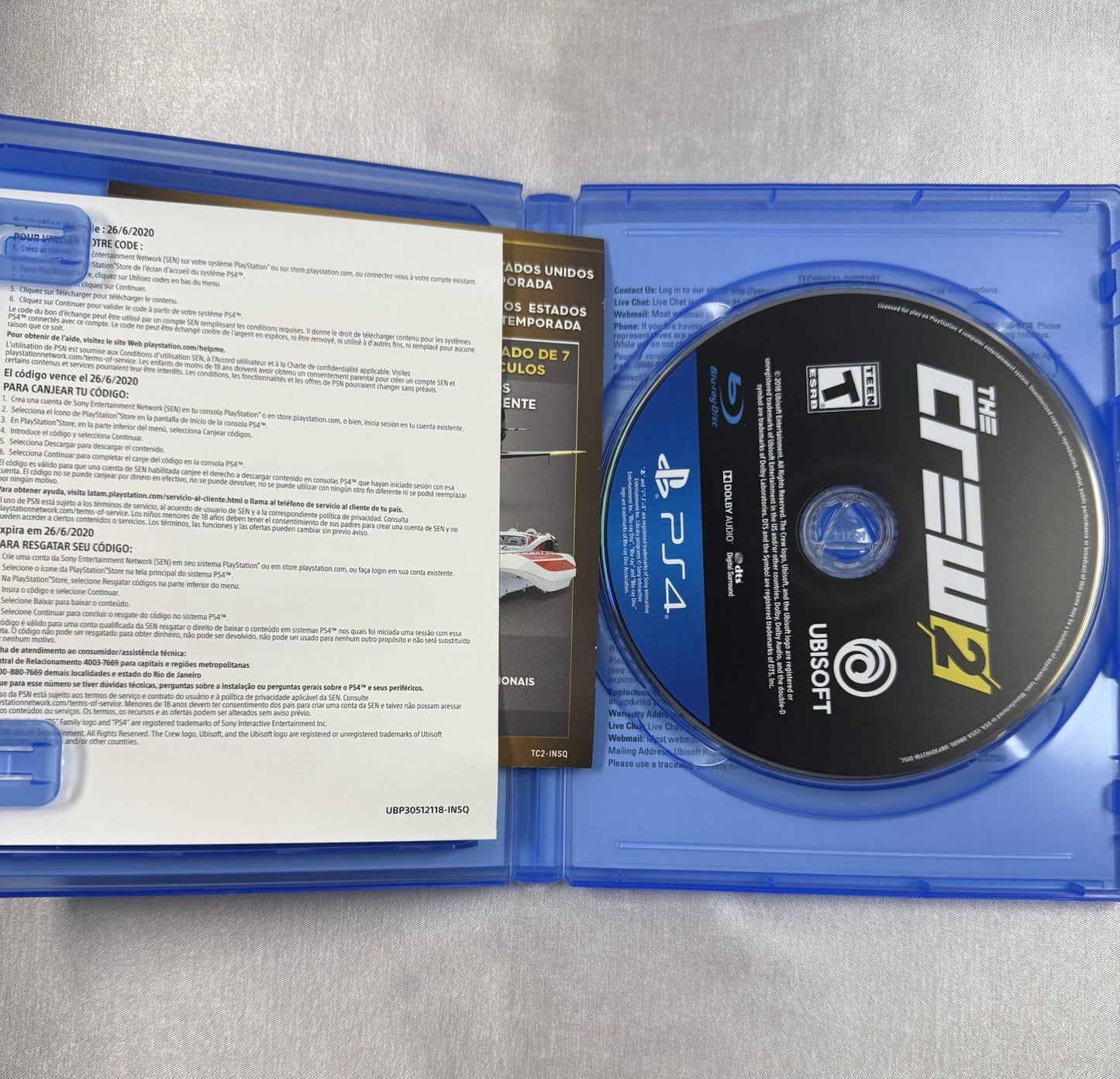 The Crew 2 (PlayStation 4 / PS4) | CIB | Tested & Working | Complete-In-Box