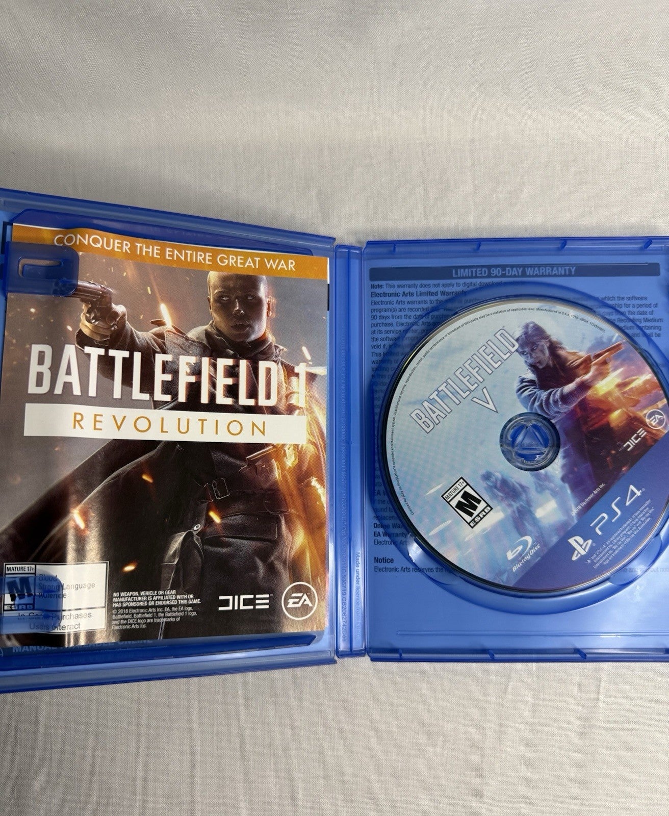 Battlefield V PS4 Deluxe Edition Game CIB Tested Working BFV PlayStation 4