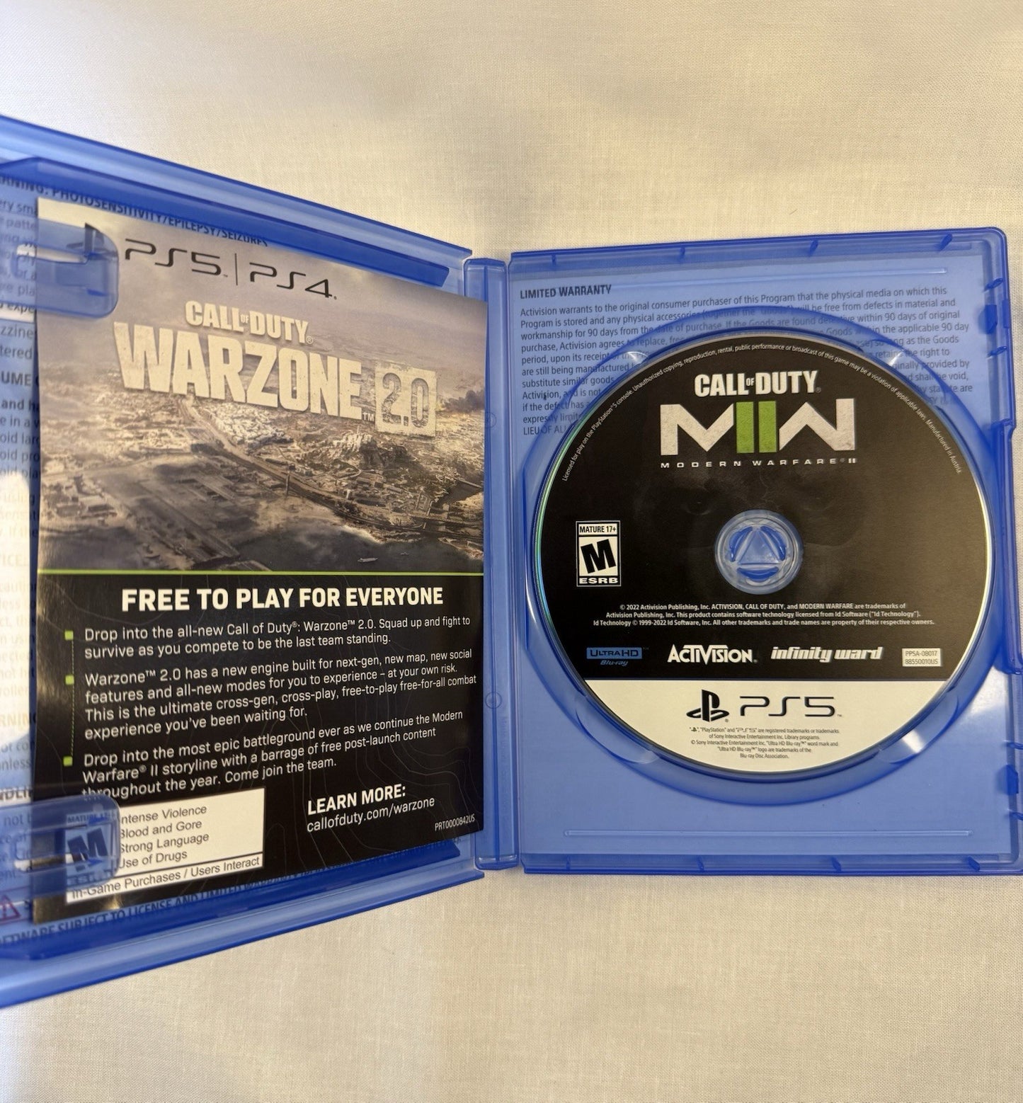 Call of Duty: Modern Warfare II (Sony PlayStation 5 PS5, 2022)