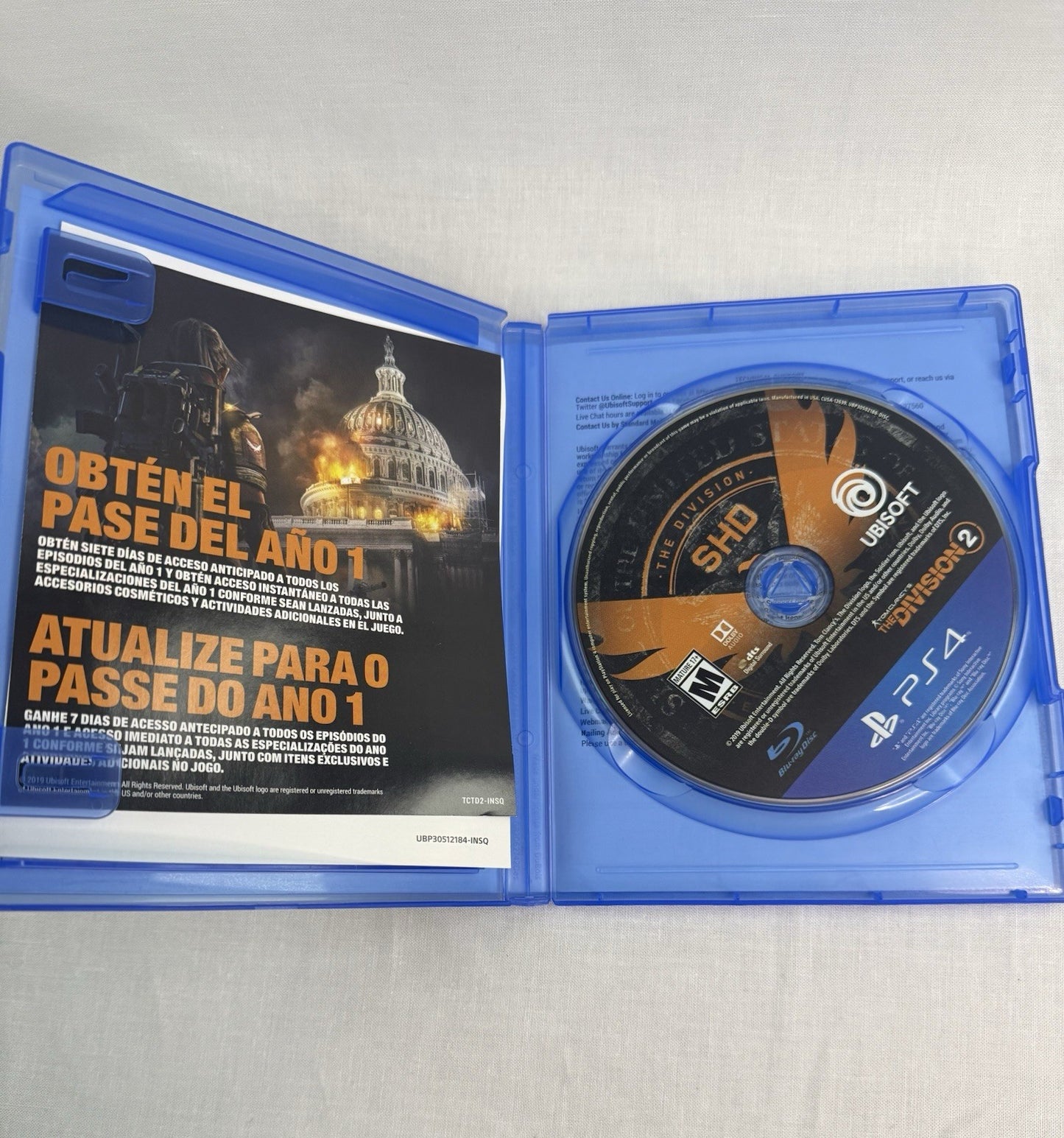 The Division 2 PS4 CIB Complete Tested Ubisoft Online Required