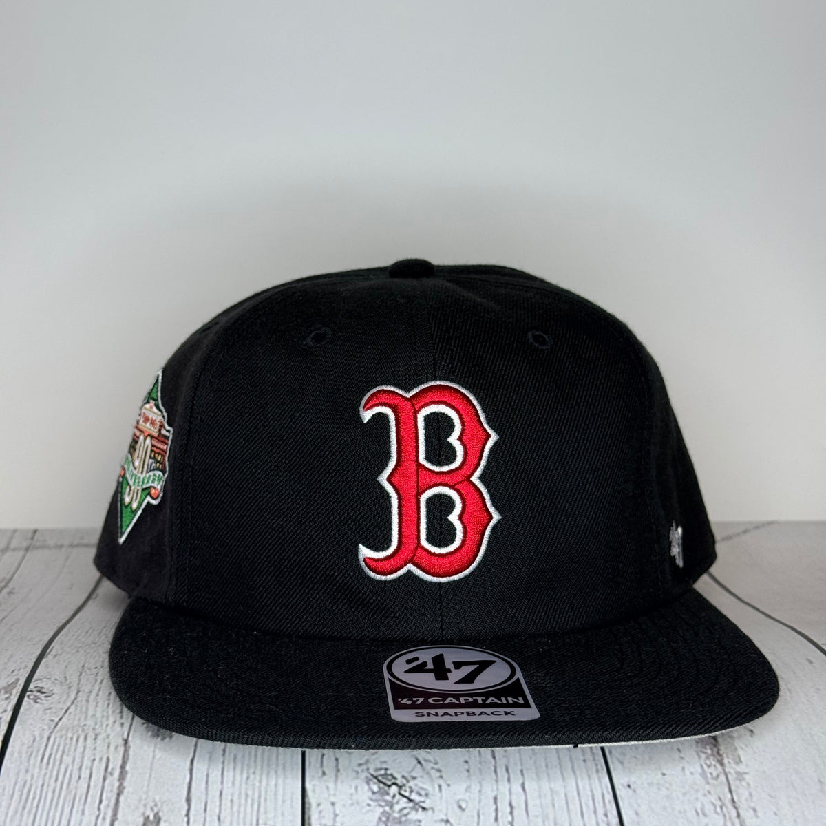 ‘47 Brand Black Dome Sureshot Captain Boston Red Sox Adjustable Hat - Black