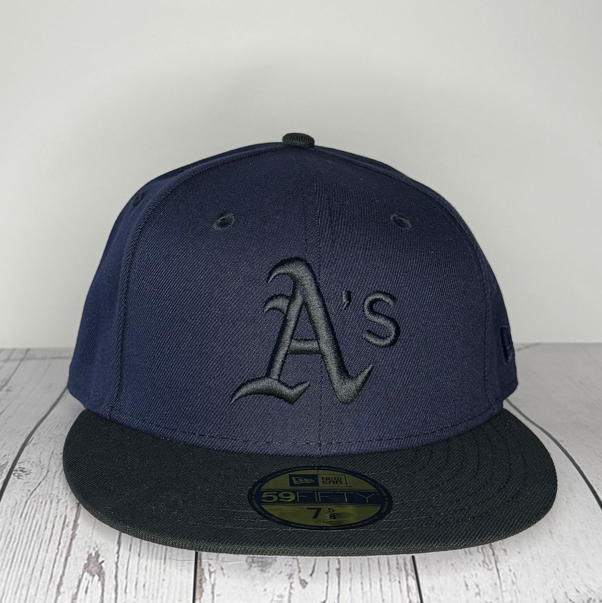 New Era 59Fifty Oakland Athletics Hat - Navy/Black