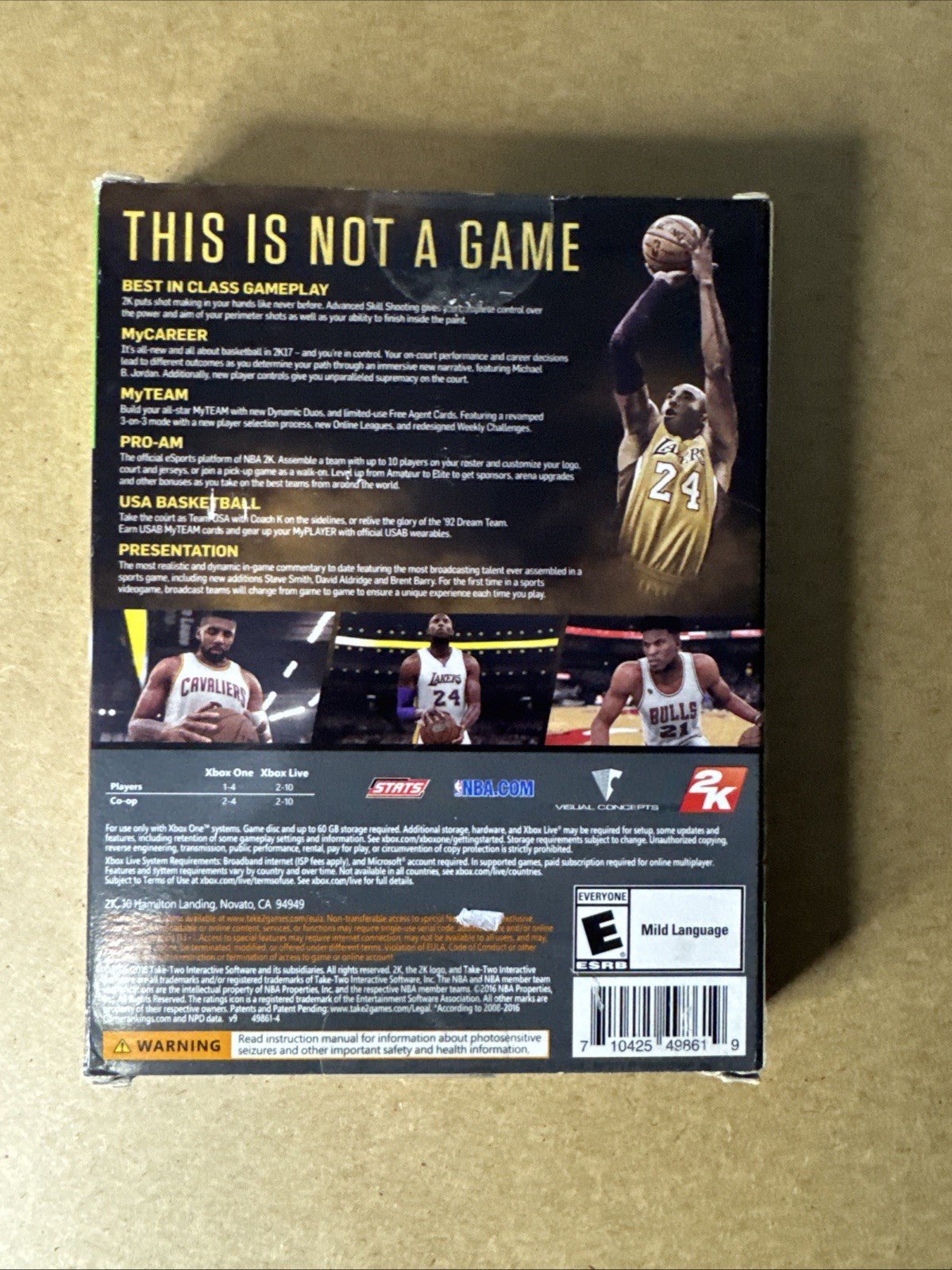 ๐ฎ NBA 2K17 Legend Edition Gold (Xbox One) - New | Open Box | Kobe Bryant ๐๐ - ExclusiveCrowns