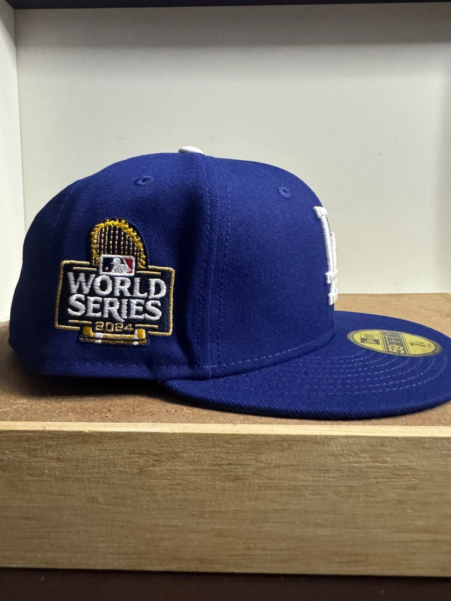 New Era 59Fifty Los Angeles Dodgers 2024 World Series Game Fitted 7 1/4 - ExclusiveCrowns