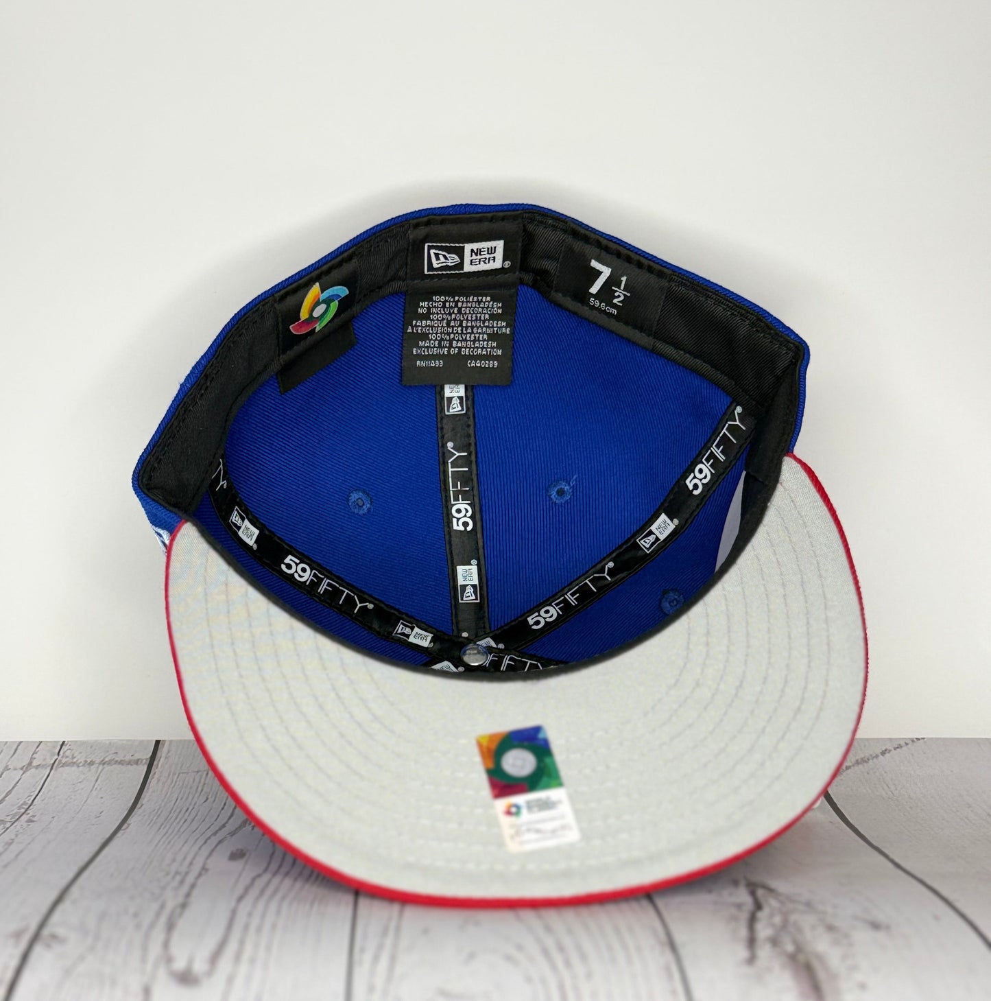 New Era 59FIFTY Puerto Rico WBC 2026 Fitted Hat – Royal/Red