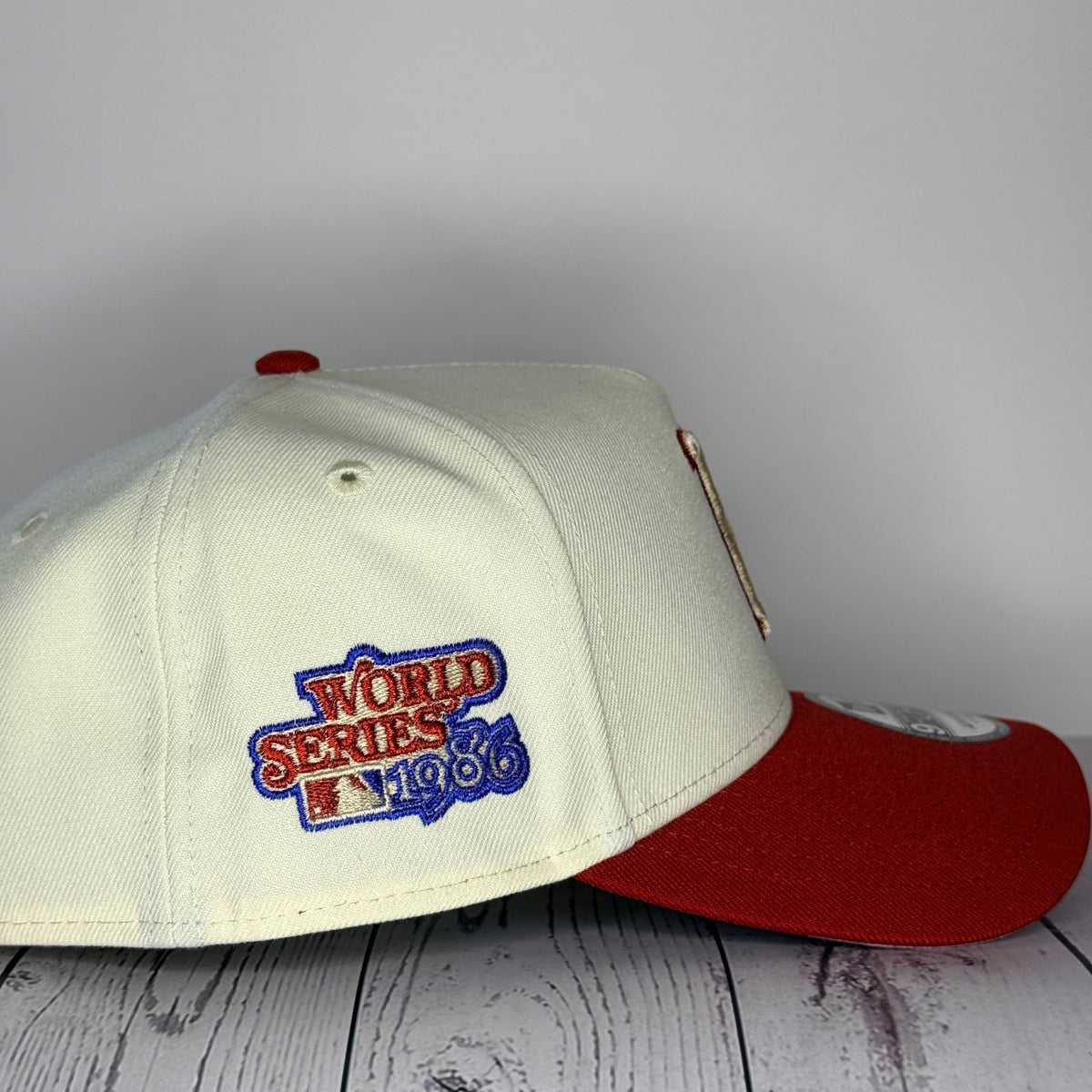 New Era 9FORTY A-Frame Boston Red Sox 1986 World Series Patch Snapback Hat