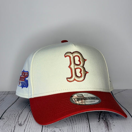 New Era 9FORTY A-Frame Boston Red Sox 1986 World Series Patch Snapback Hat