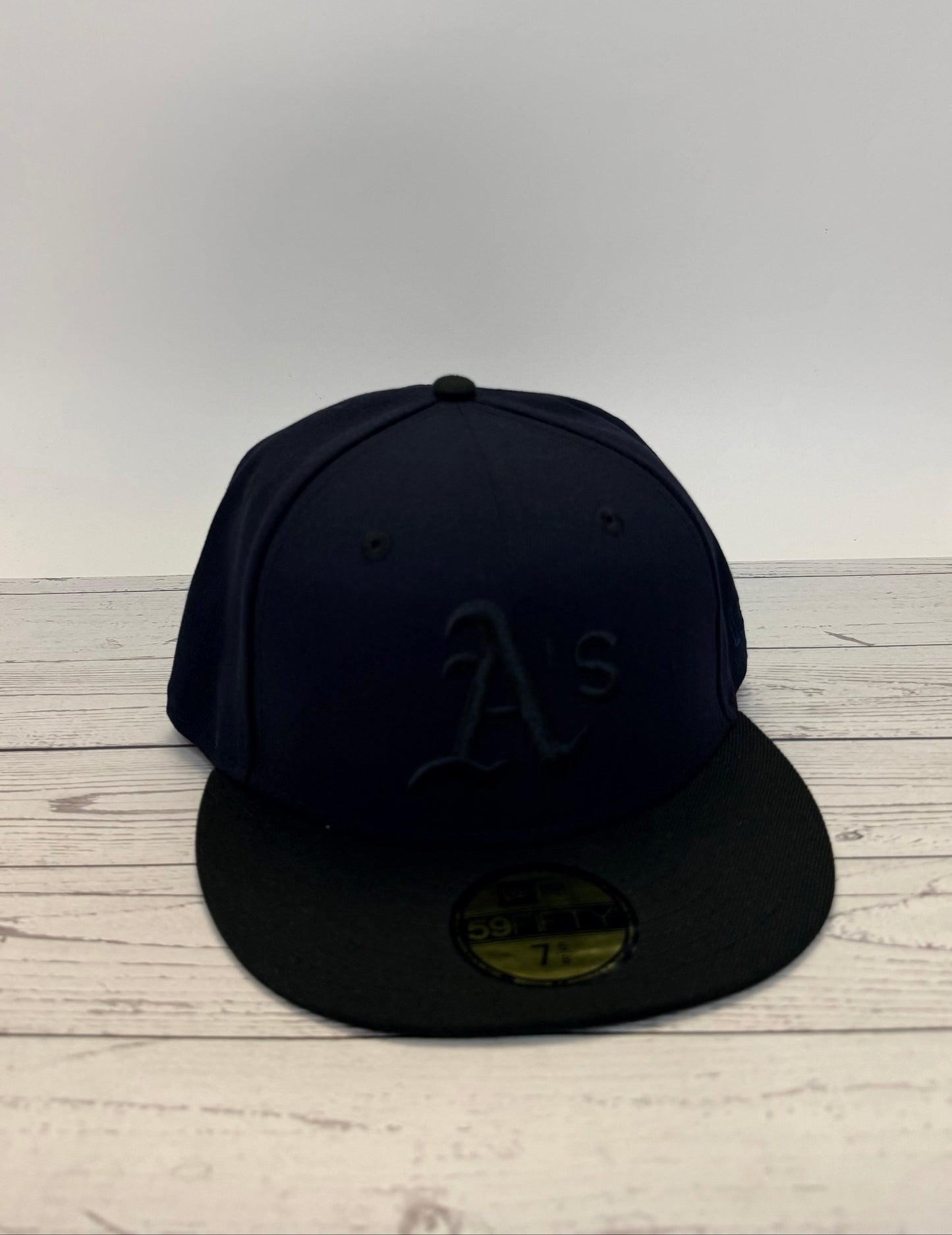 New Era 59Fifty Oakland Athletics Hat - Navy/Black