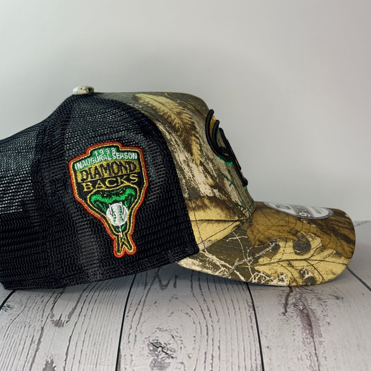 New Era 9Forty A-Frame Arizona Diamondbacks Inaugural Patch Snapback Rail D Hat