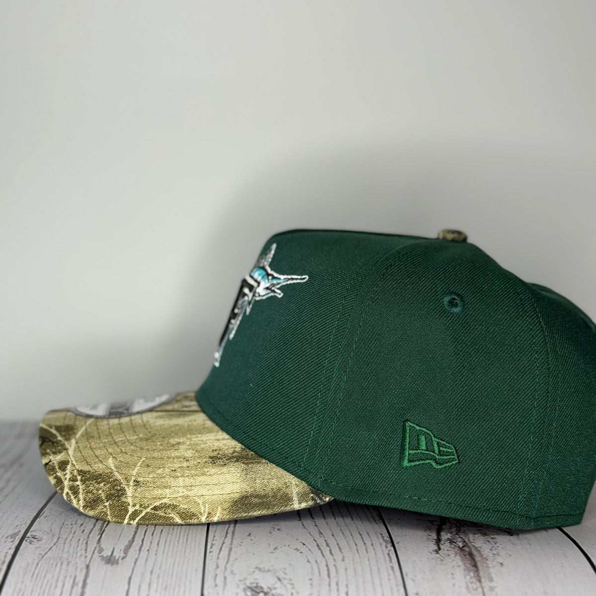 New Era 9Forty A-FrameRealtree Visor Miami Marlins 1997 World Series PatchSnapback Hat