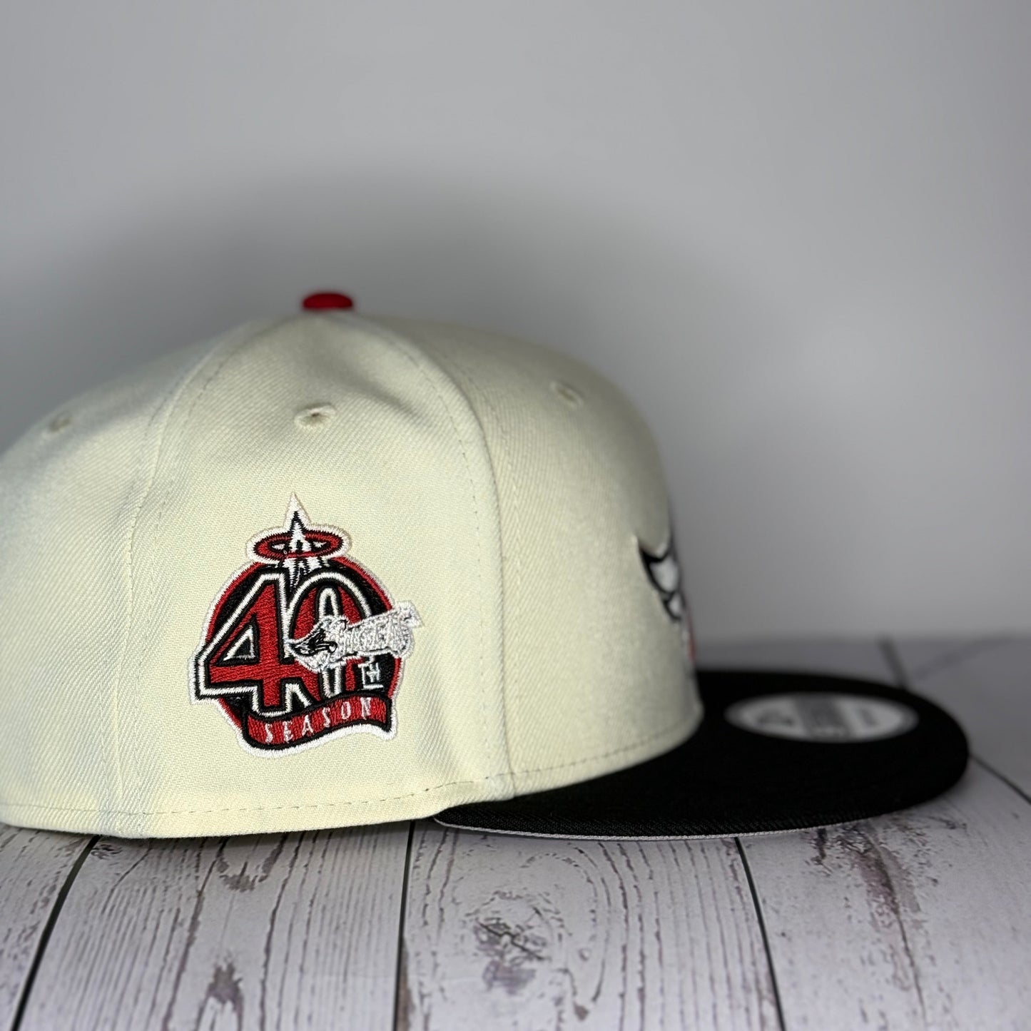 Angels 40th Season New Era 9FIFTY Snapback Off White Black