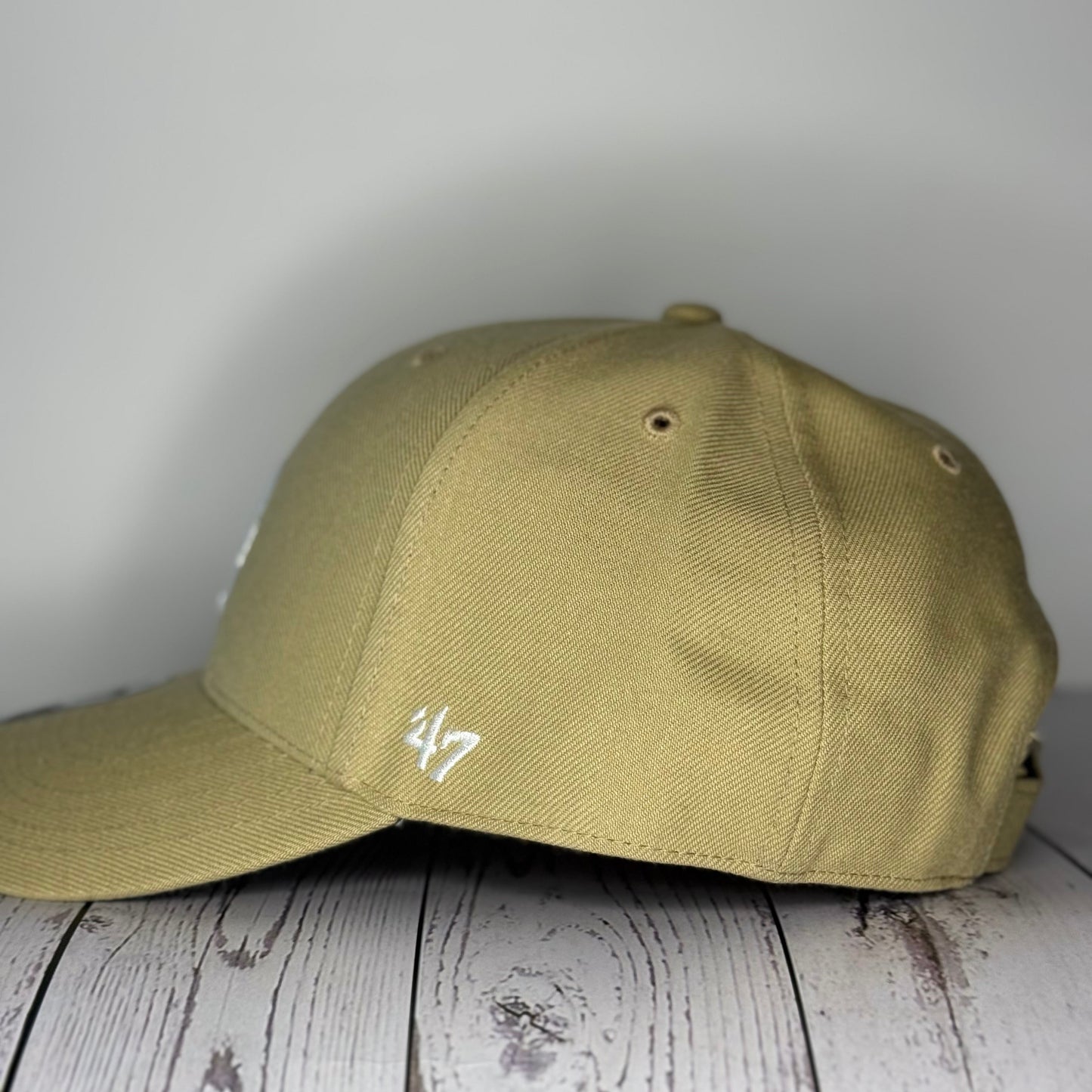 ‘47 Los Angeles Dodgers MVP Adjustable Hat MLB - Khaki/White