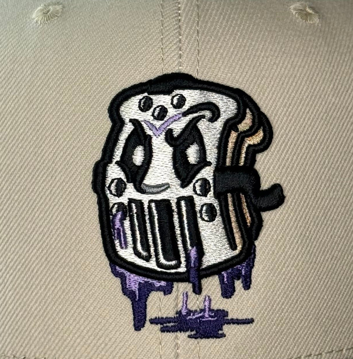 Field Grade PBJ Anthropomorphic Mask Hat Club Logo Patch Snapback Hat