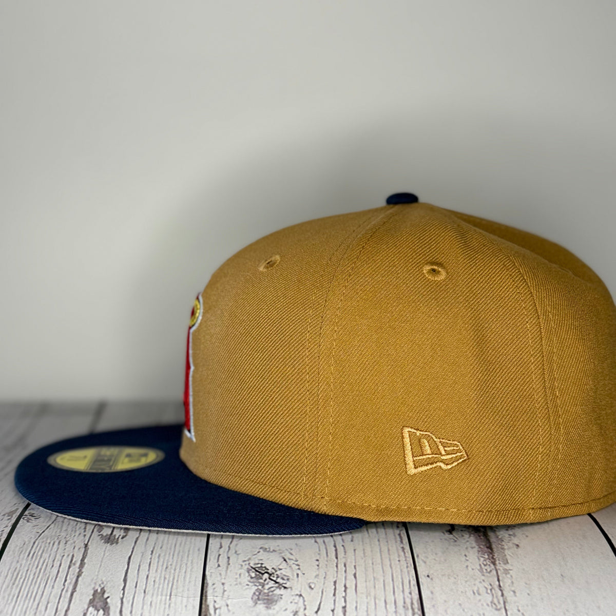 New Era 59 Fifty Los Angeles Angels Hat - Khaki, Navy
