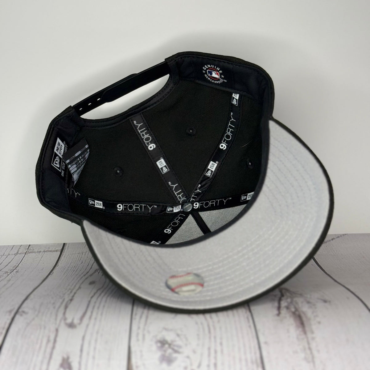 New Era 9FORTY A-Frame Los Angeles Dodgers Upside Down Adjustable Hat – Black