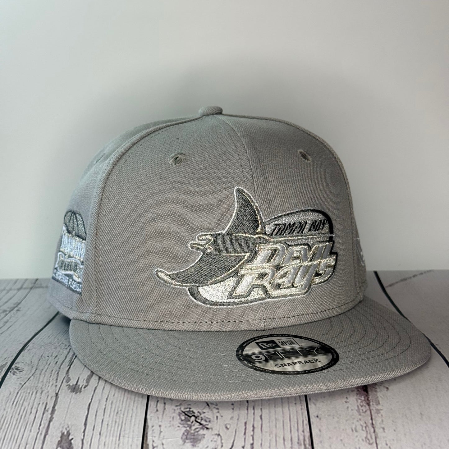 Tampa Bay Rays Devil Rays New Era 9FIFTY Gray Snapback Hat