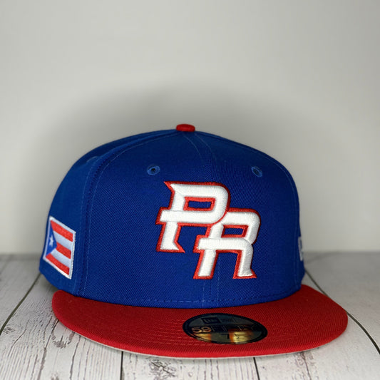 New Era 59FIFTY Puerto Rico WBC 2026 Fitted Hat – Royal/Red