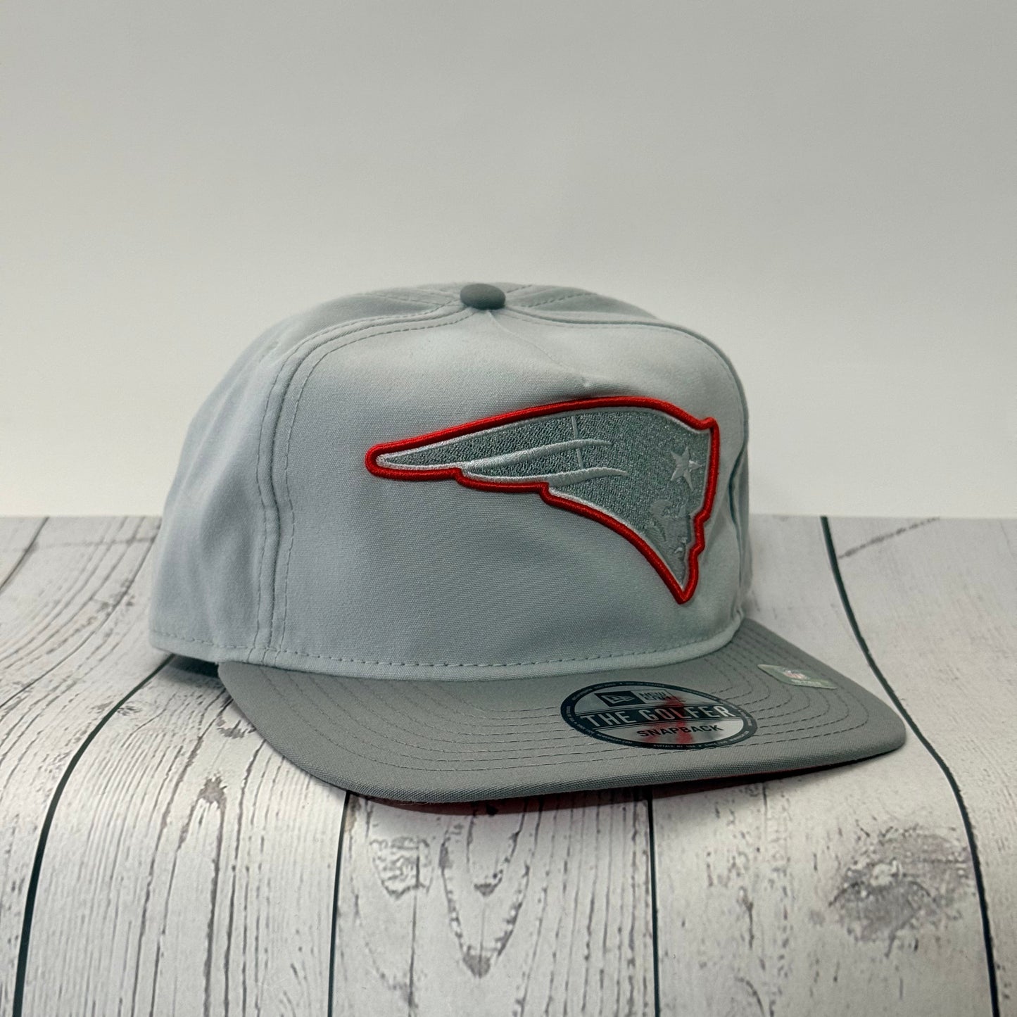 New England Patriots New Era 2024 NFL Training Camp Golfer Snapback Hat