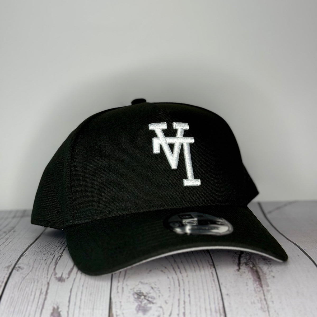 New Era 9FORTY A-Frame Los Angeles Dodgers Upside Down Adjustable Hat – Black