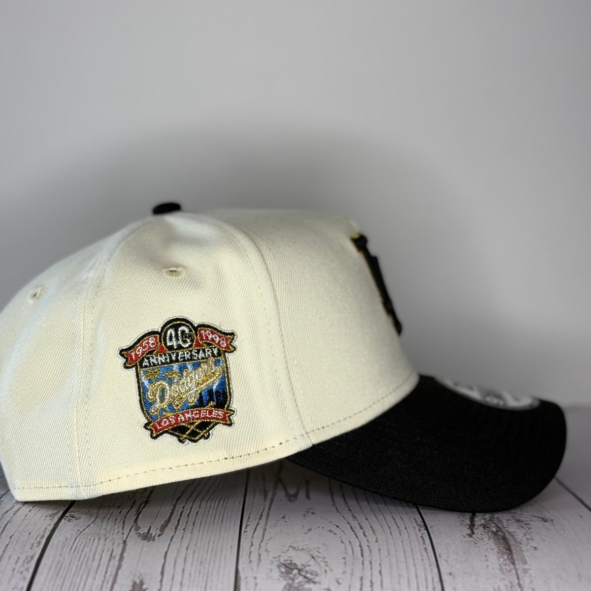 New Era 9FORTY A-Frame Los Angeles Dodgers Rose 40th Anniversary Patch Snapback