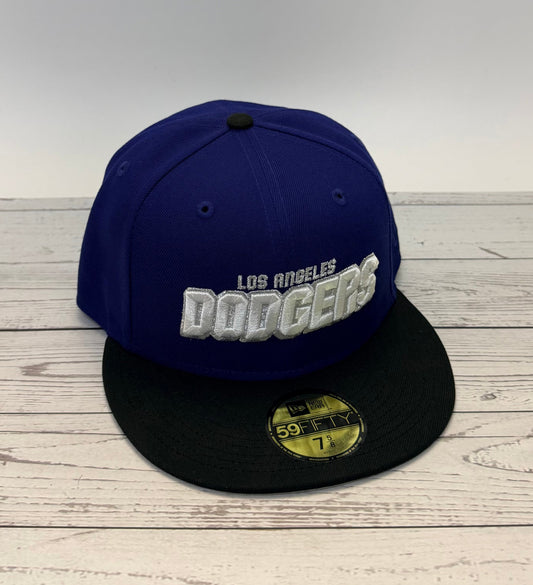 New Era 59Fifty Los Angeles Dodgers Shadow Hat - Royal, Black