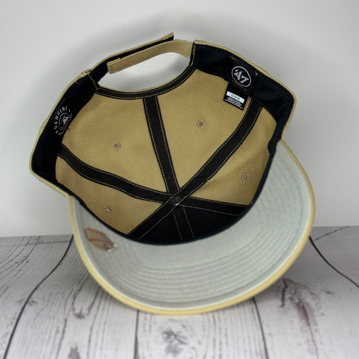 ‘47 Los Angeles Dodgers MVP Adjustable Hat MLB - Khaki/White