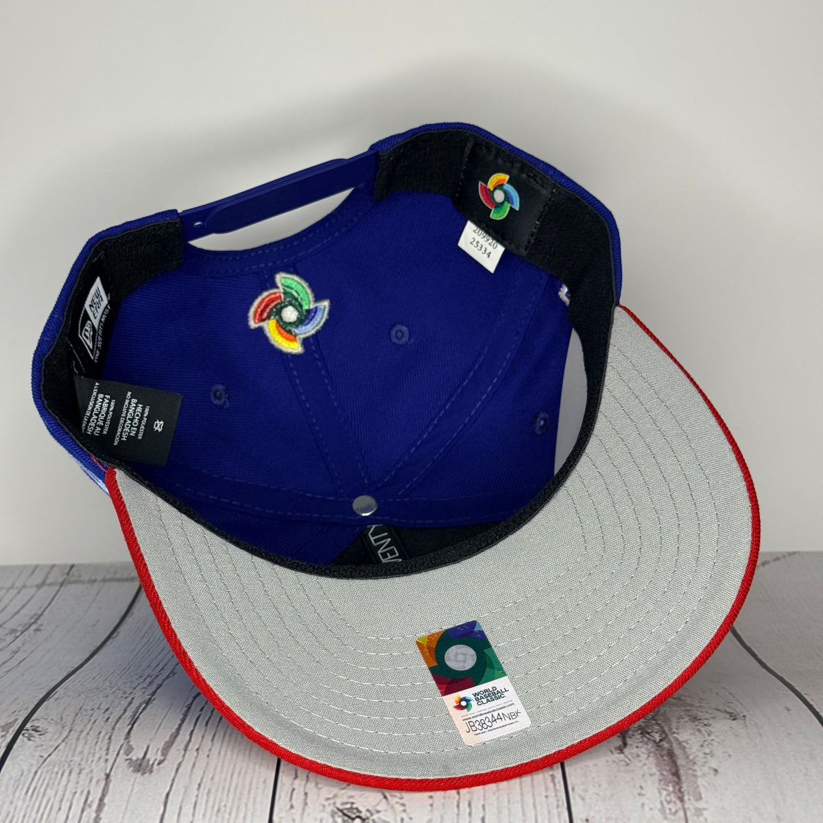 New Era 9SEVENTY Puerto Rico 2026 World Baseball Classic Snapback Hat Royal Red