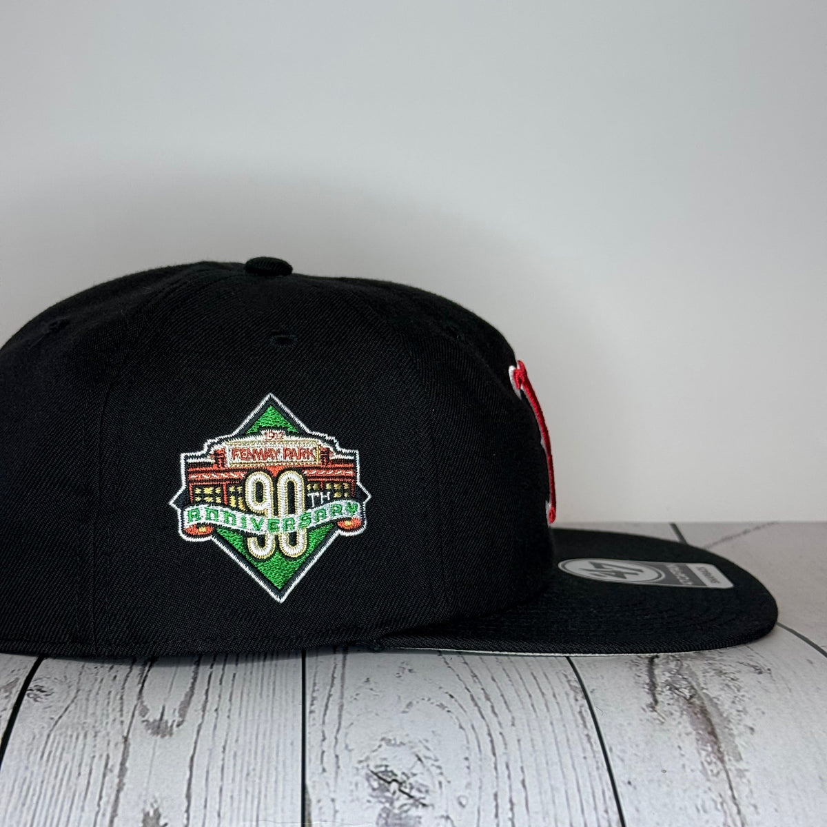 ‘47 Brand Black Dome Sureshot Captain Boston Red Sox Adjustable Hat - Black