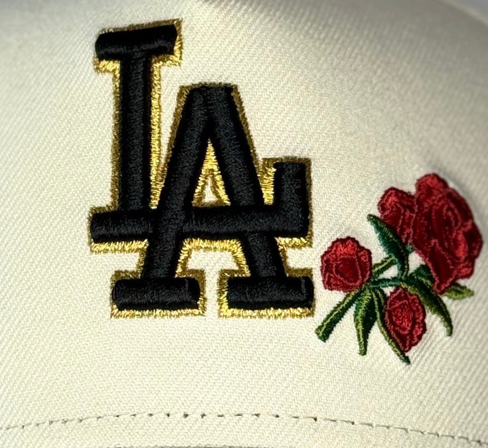 New Era 9FORTY A-Frame Los Angeles Dodgers Rose 40th Anniversary Patch Snapback
