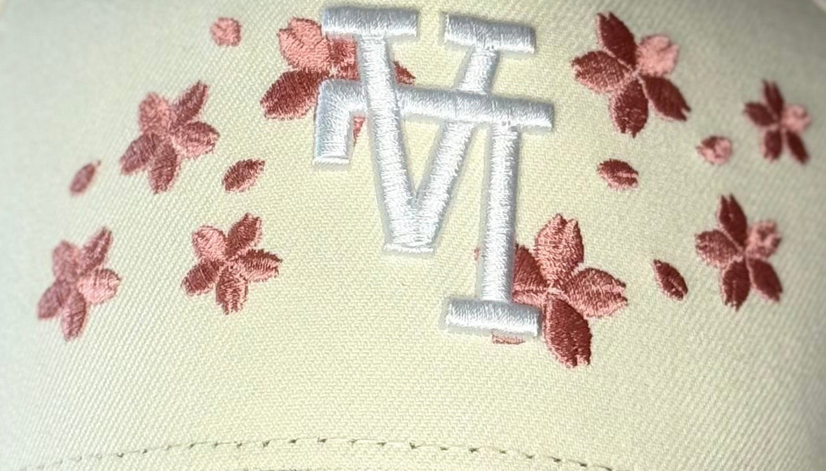 New Era 9FORTY A-Frame Los Angeles Dodgers Tree Patch Upside Down Blossom Pink UV Snapback Hat – White/Black