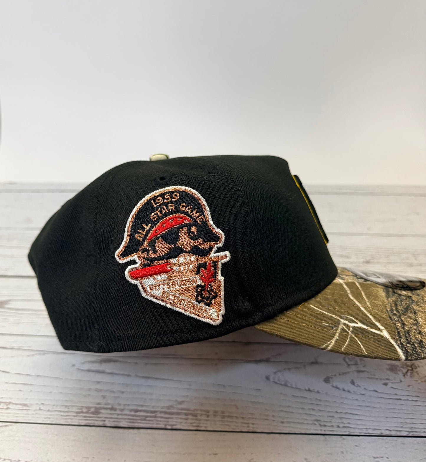 New Era 9Forty A-Frame
Realtree Visor Pittsburgh
Pirates 1959 All Star Game
Patch Snapback Hat