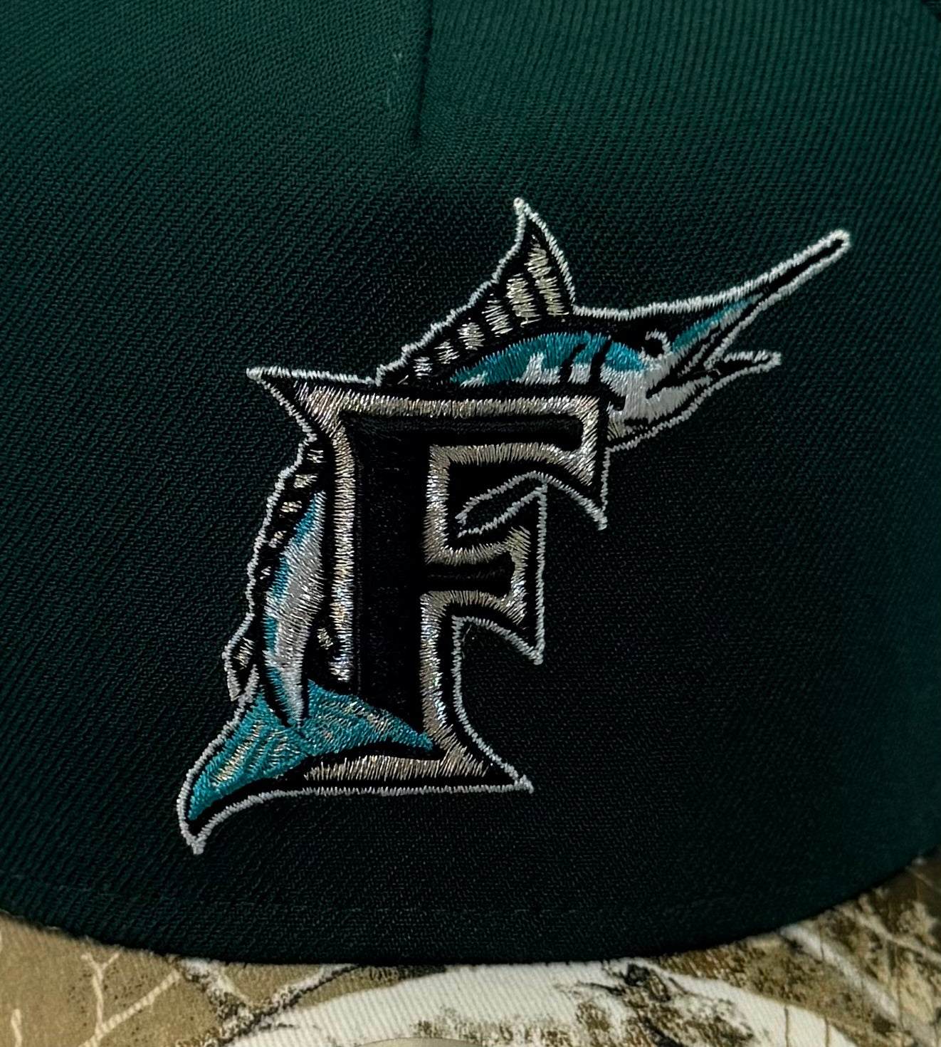 New Era 9Forty A-FrameRealtree Visor Miami Marlins 1997 World Series PatchSnapback Hat