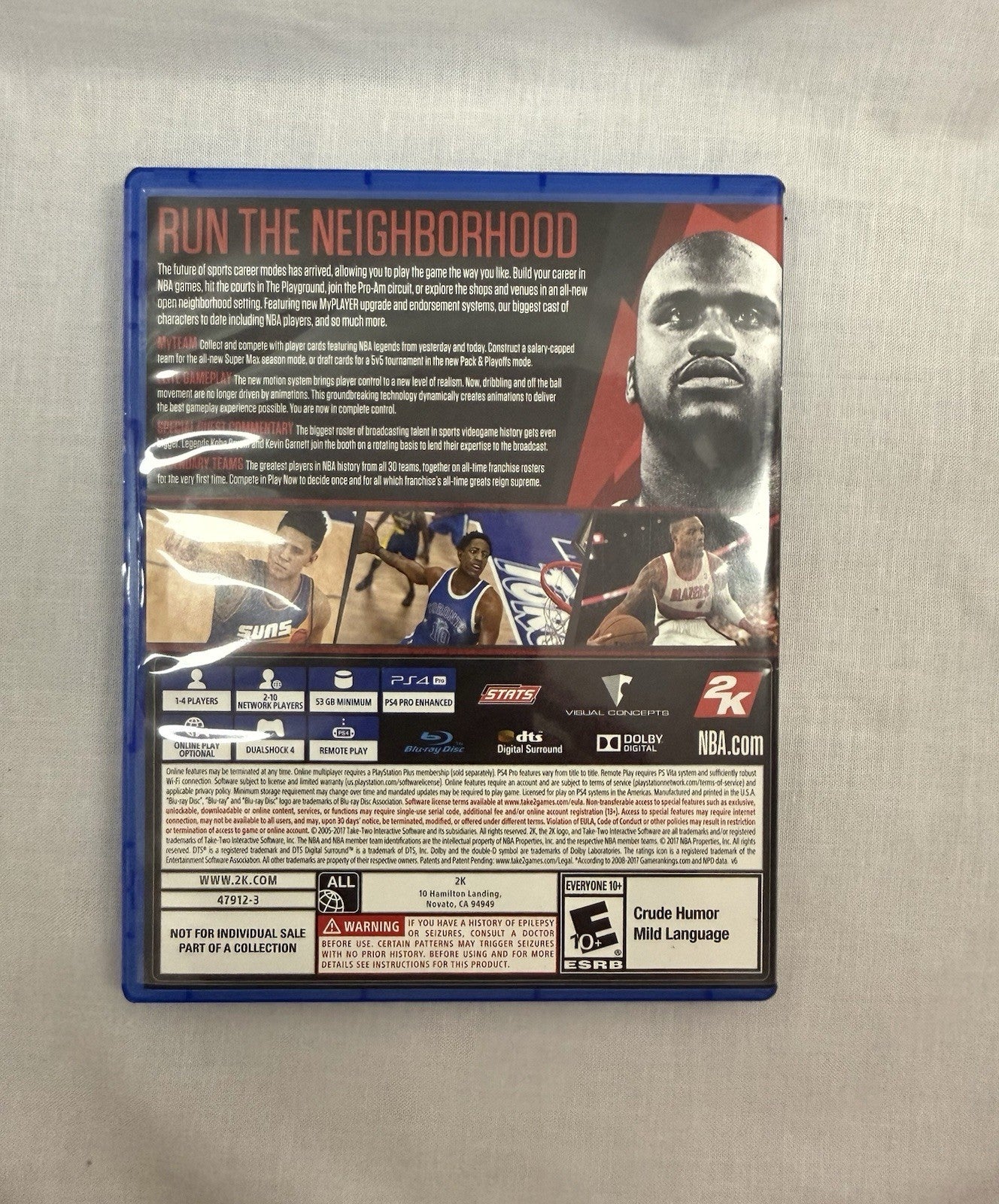NBA 2K18: Legend Edition (Sony PlayStation 4, 2017)