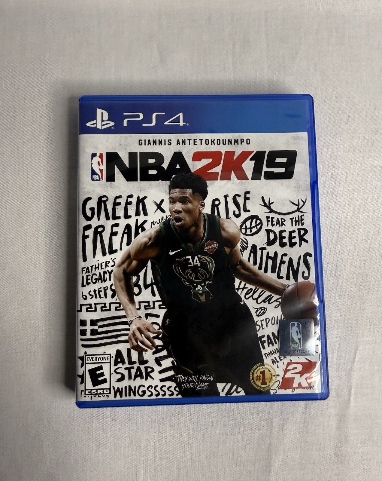 NBA 2K19 PS4 Game Complete In Box CIB Tested Working Giannis PlayStation 4