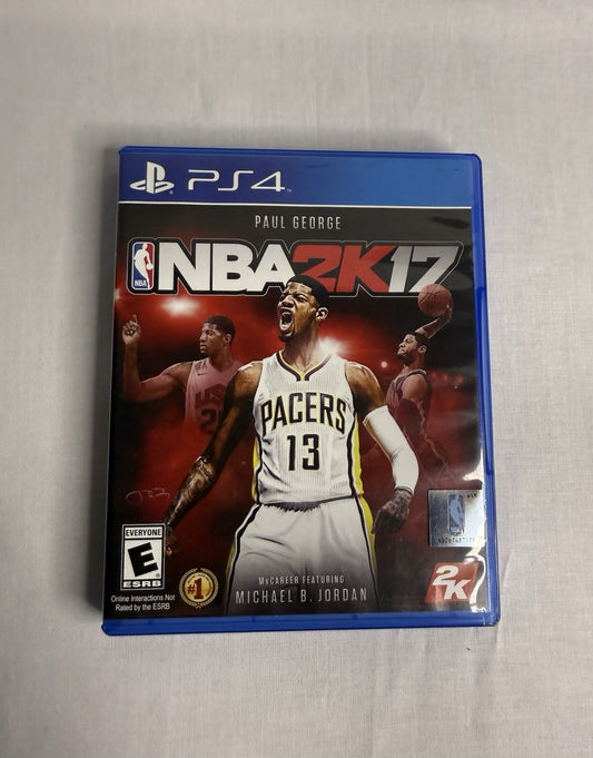 NBA 2K17 PS4 Game Complete In Box CIB Tested Working Paul George PlayStation 4