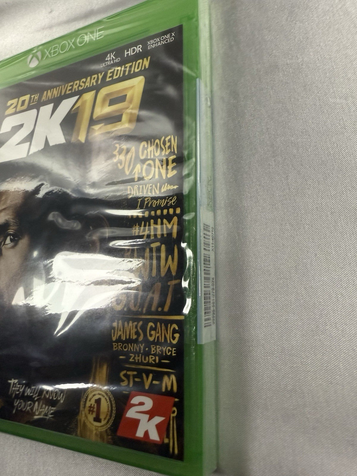 NBA 2K19 20th Anniversary Edition (Microsoft Xbox One, 2018) Complete W/ Poster