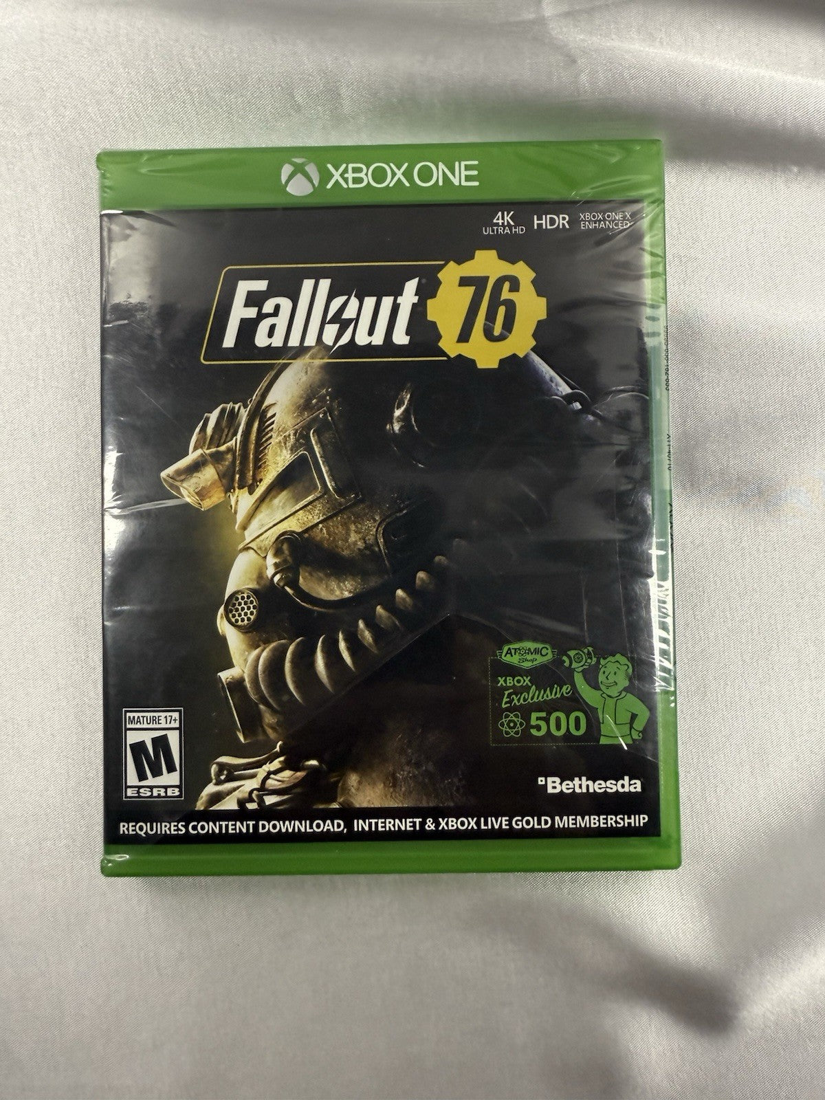 Fallout 76 - Xbox One Enhanced (Brand New, 4K UHD, HDR - Bethesda