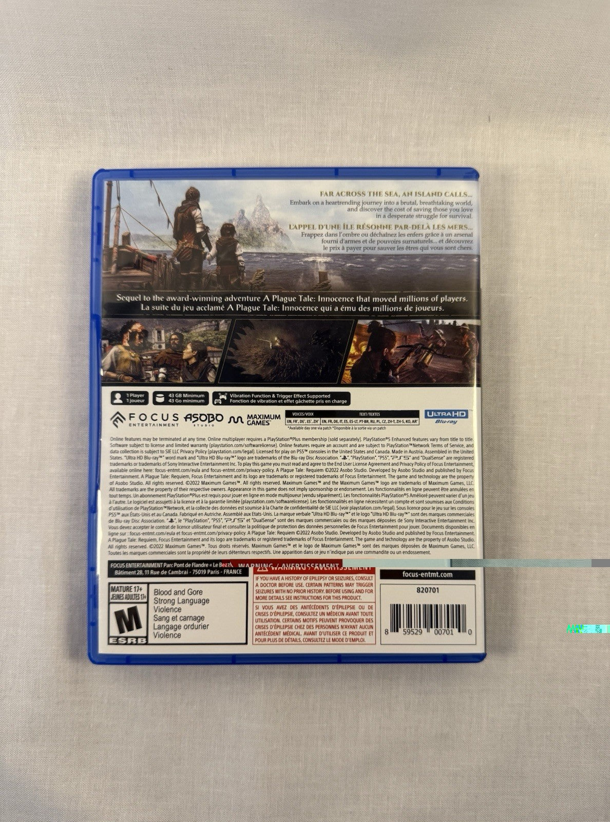 A Plague Tale: Requiem - Sony PlayStation 5 (PS5)