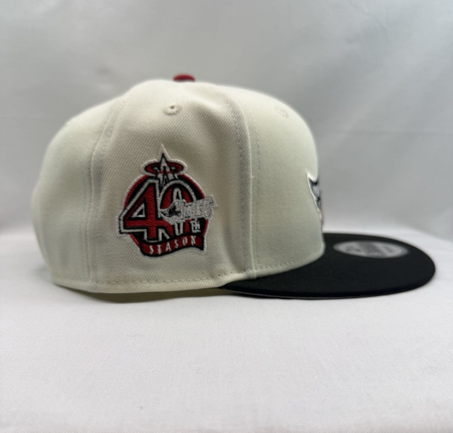 Angels 40th Season New Era 9FIFTY Snapback Off White Black