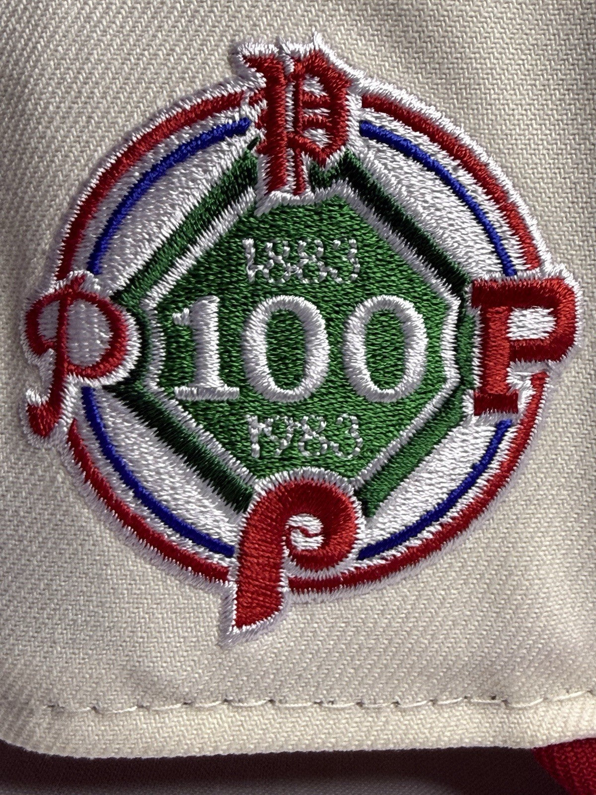 New Era 9FIFTY Philadelphia Phillies 100th Anniversary Snapback - Curved Visor