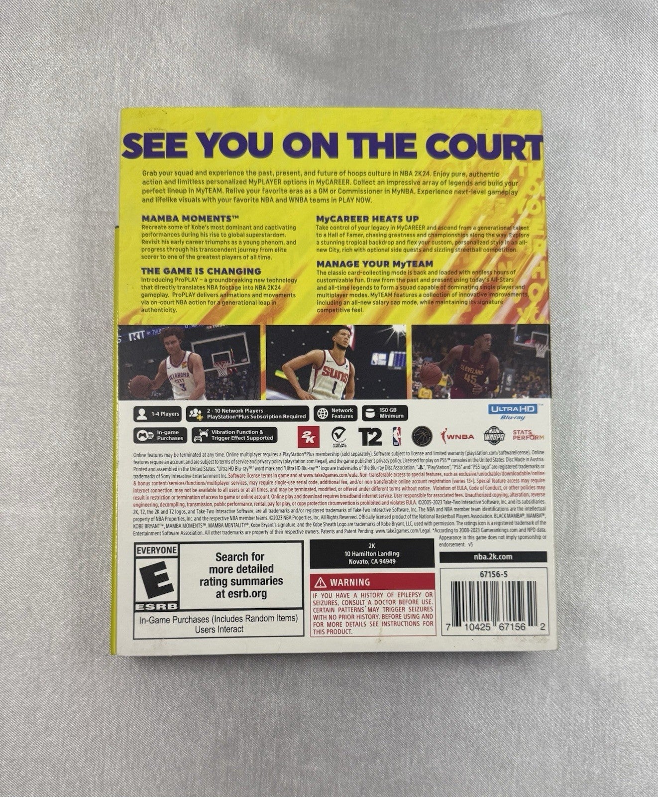 NBA 2K24 – Black Mamba Edition (PS5) | Brand New & Factory Sealed | Kobe Bryant