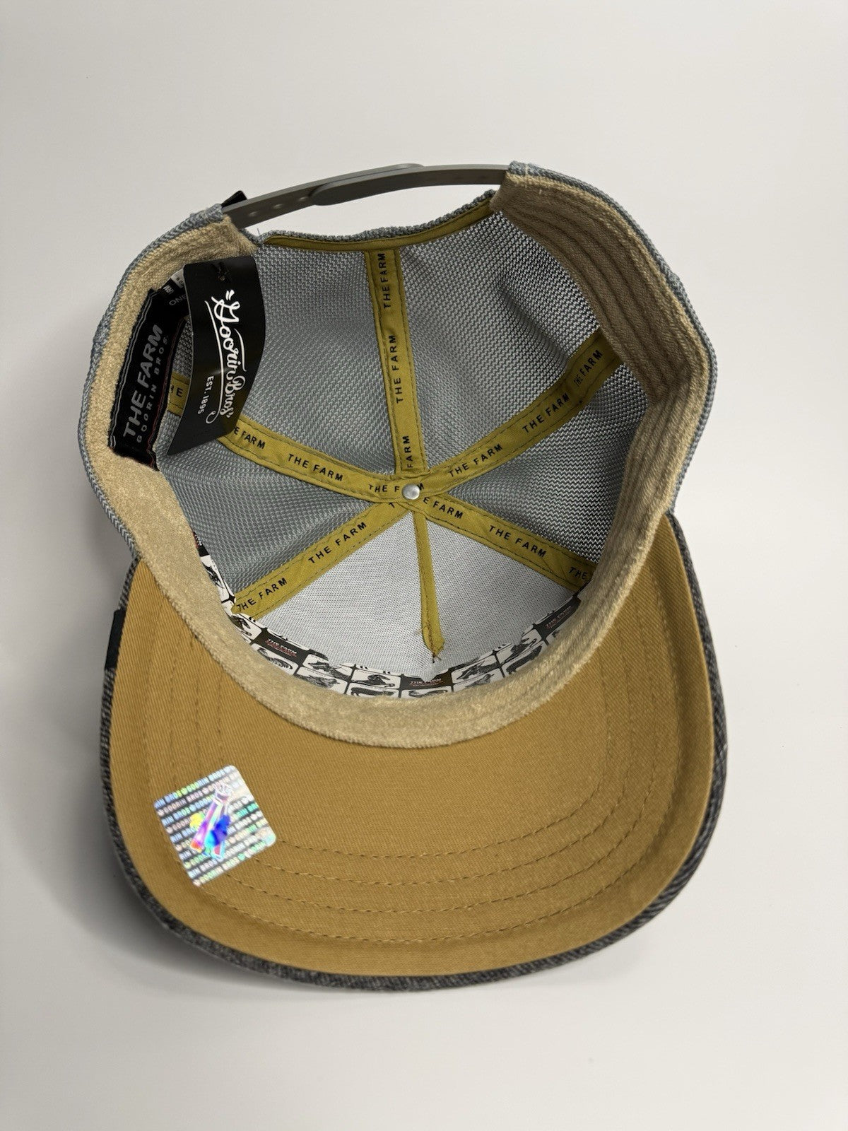 Goorin Bros “MAMBA” Trucker Hat – Grey – Adjustable Snapback