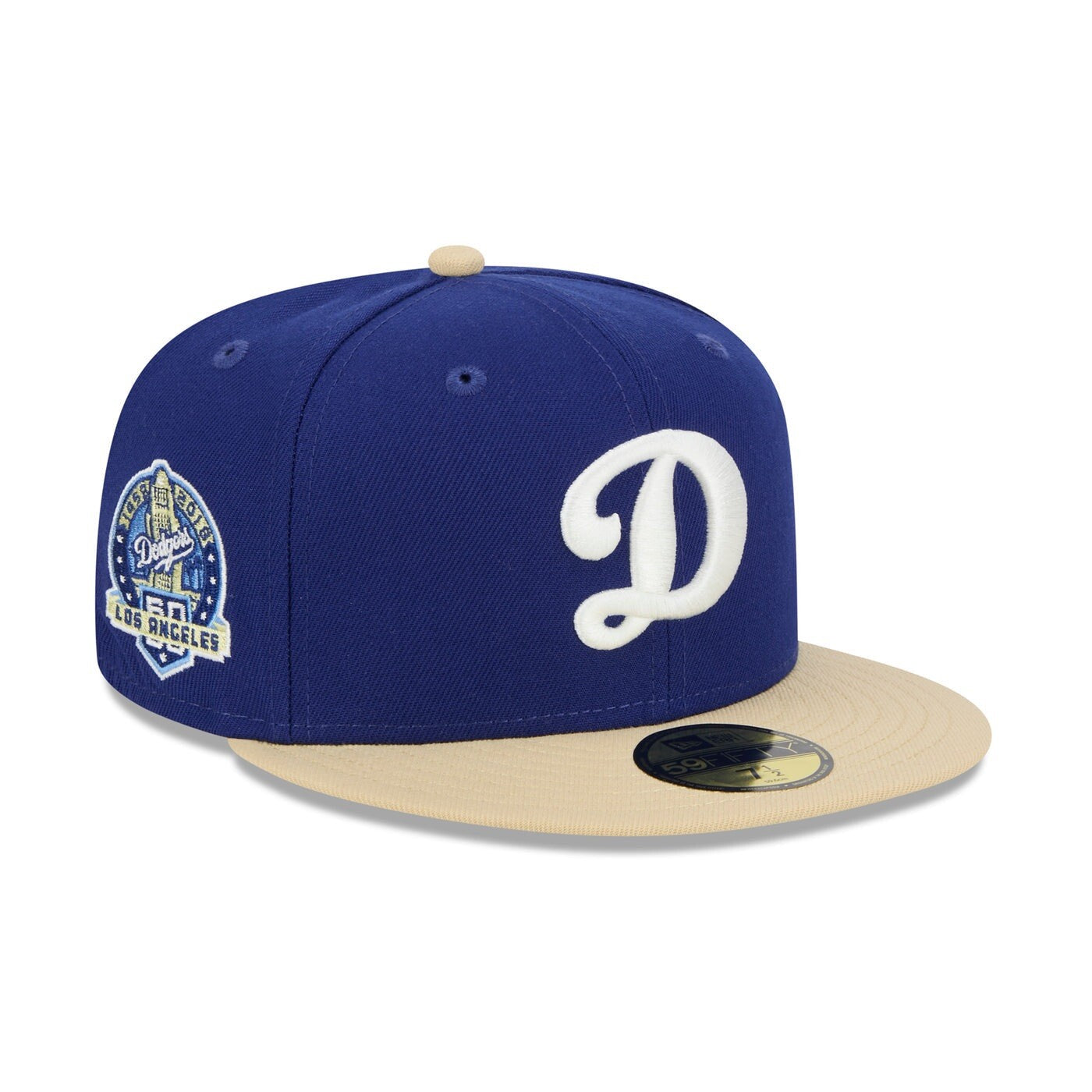 Lids HD Exclusive New Era 59FIFTY Los Angeles Dodgers Fitted 7 1/8