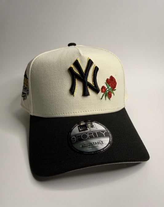 New Era 9FORTY A-Frame New York Yankees Rose 1999 World Series Patch Snapback