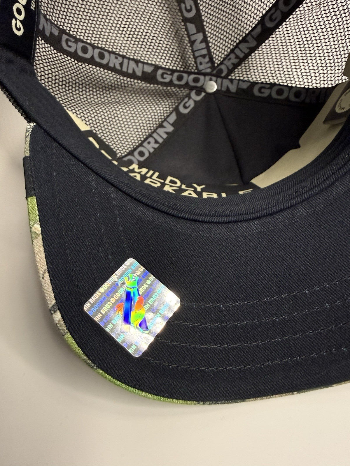 Goorin Bros “THE GOAT (HIM)” Trucker Hat – Camouflage – Adjustable Snapback