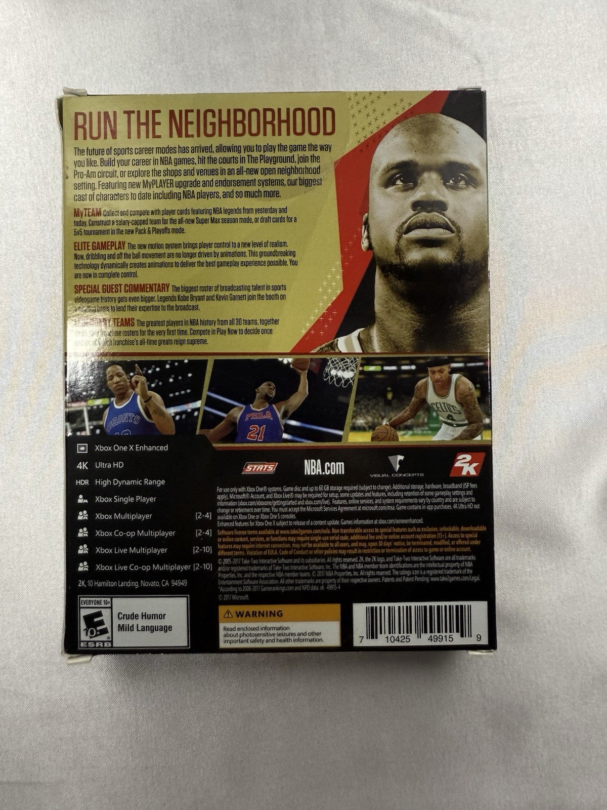 🎮 NBA 2K18 Legend Edition Gold (Xbox One) – Brand New | Shaquille O’Neal 🏀🔥
