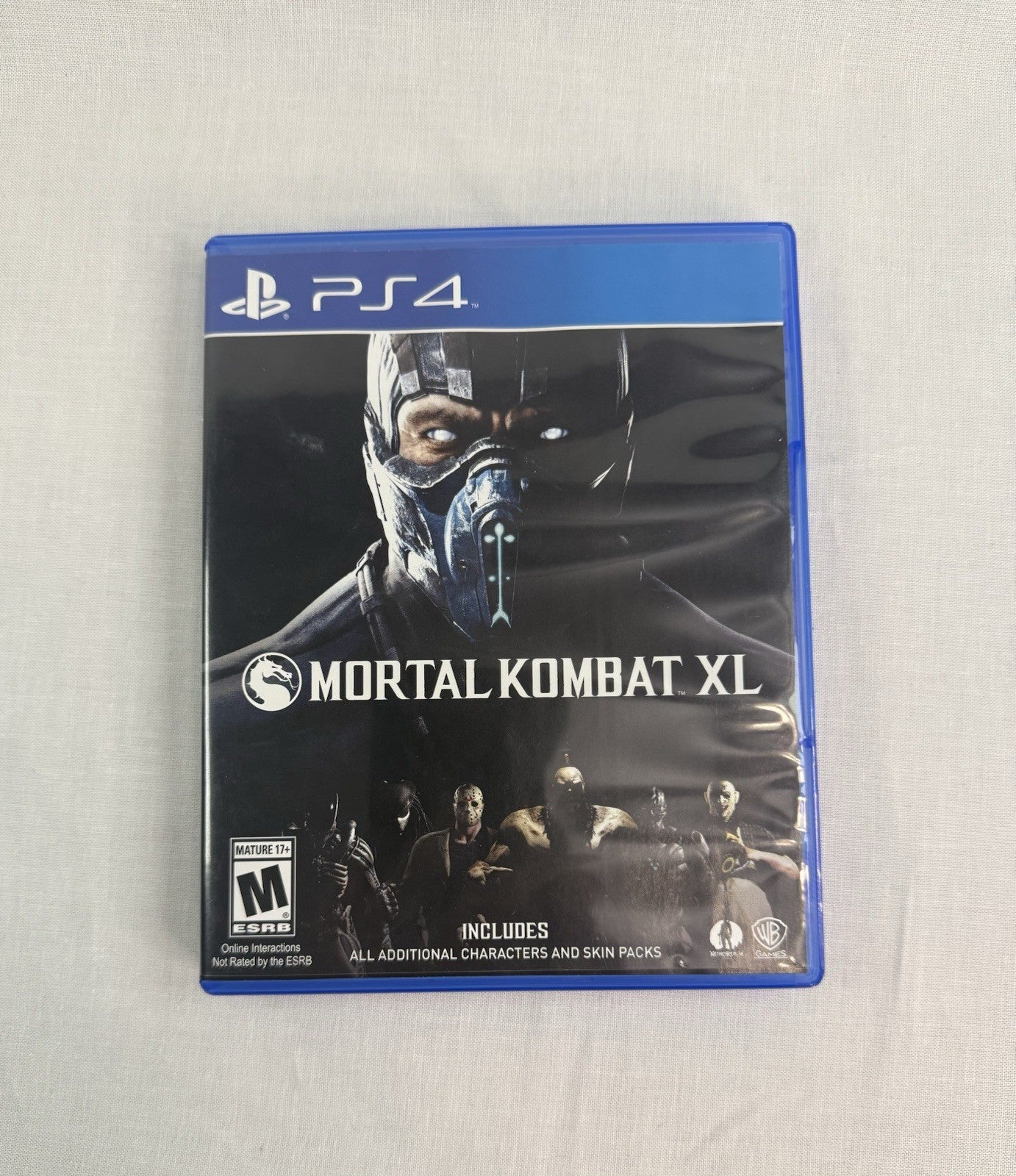 Mortal Kombat XL PS4 CIB Complete Tested All DLC Fighters